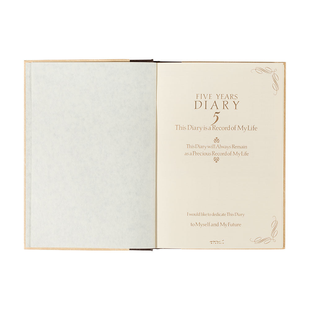 Midori 5 Year Diary Classic