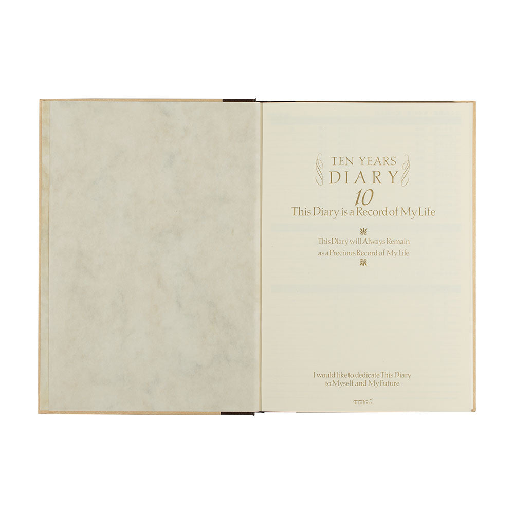 Midori 10 Year Diary Classic