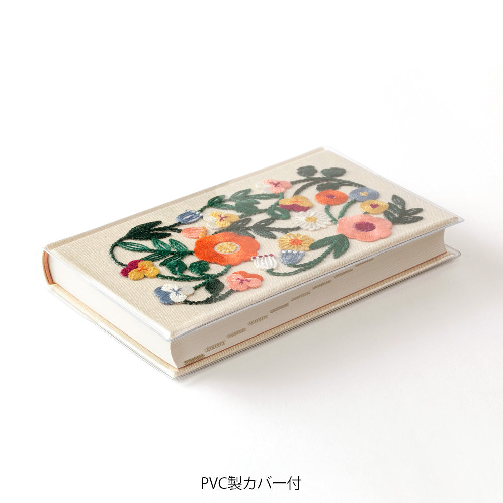 Midori 5-Year Diary Embroidery Flower Beige