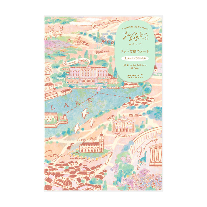 Midori Yuru Log Notebook B6 - Travel &amp; Hotel