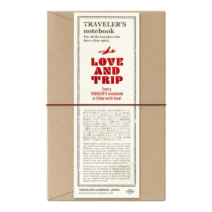 Traveler's Company Notebook Love And Trip Limited Edition - A5-