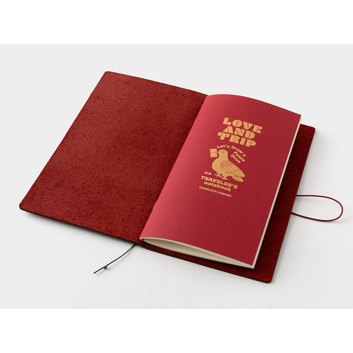Traveler's Company Notebook Love And Trip Limited Edition - A5-