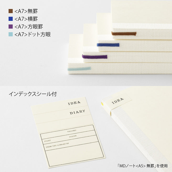 MD Notebook A7 - Square Grid