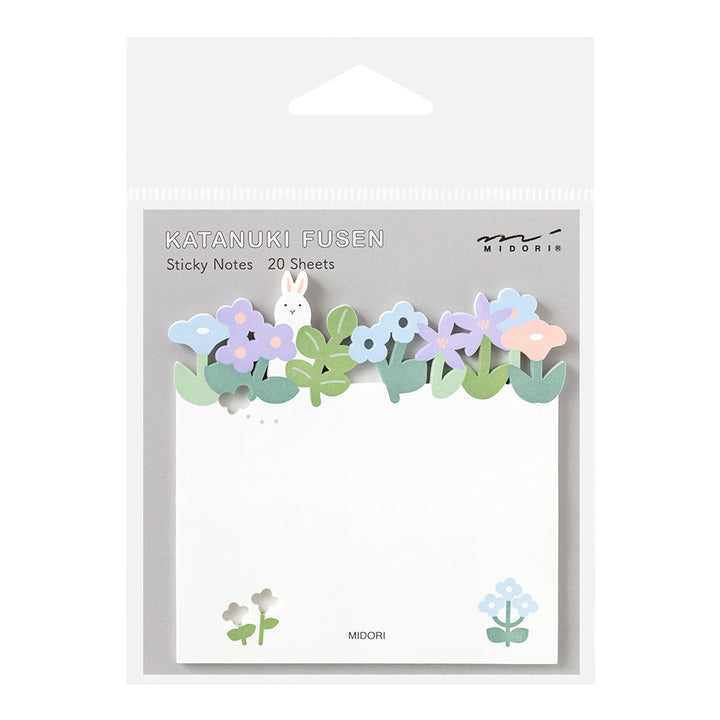 Midori Sticky Notes Die-Cutting Flower Garden