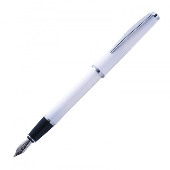 Scrikss | Calligraphy | Pen Set | White Acrylic Carbon Fiber | Medium, 1.1mm, 1.5mm, 2.3mm Nib - Aarcaai