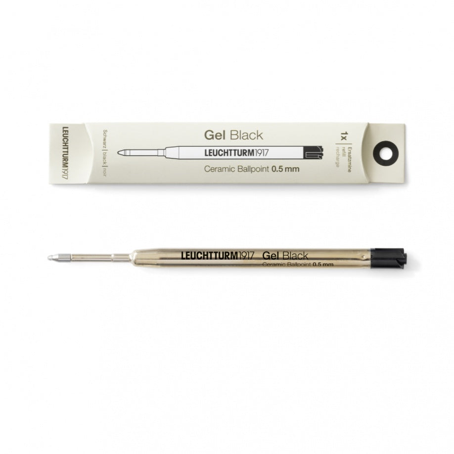 LEUCHTTURM1917 GEL PEN REFILL 0.5MM - BLACK