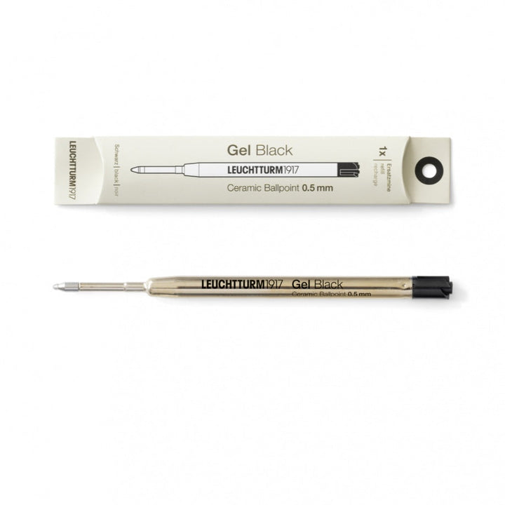 LEUCHTTURM1917 GEL PEN REFILL 0.5MM - BLACK
