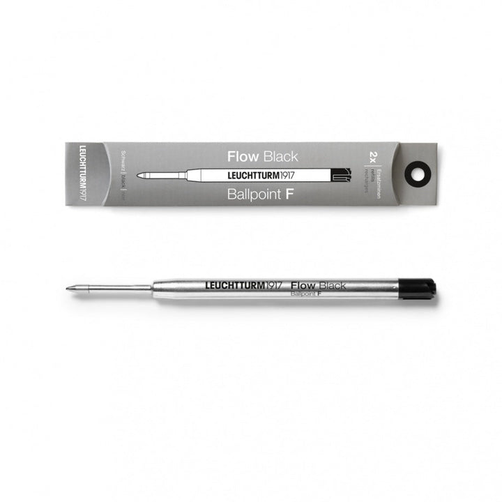 LEUCHTTURM1917 BALL PEN REFILL(Pack Of 2) - BLACK