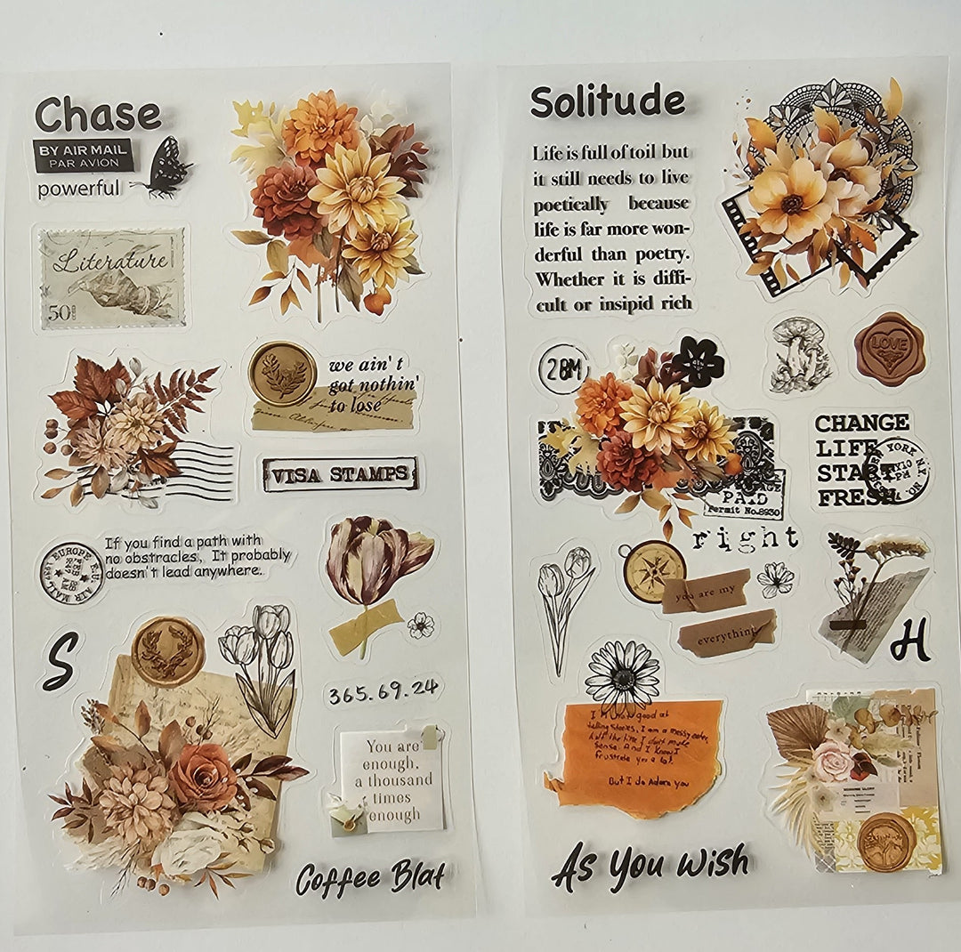 2ABC Decorative Stickers - Twilight Story
