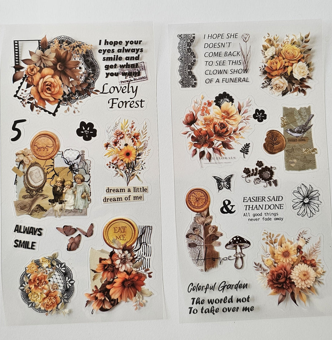 2ABC Decorative Stickers - Twilight Story