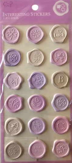 Art Bundle Interesting Seal Wax Sticker 03