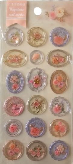 Art Bundle Transparent Wax Seal Stickers 04