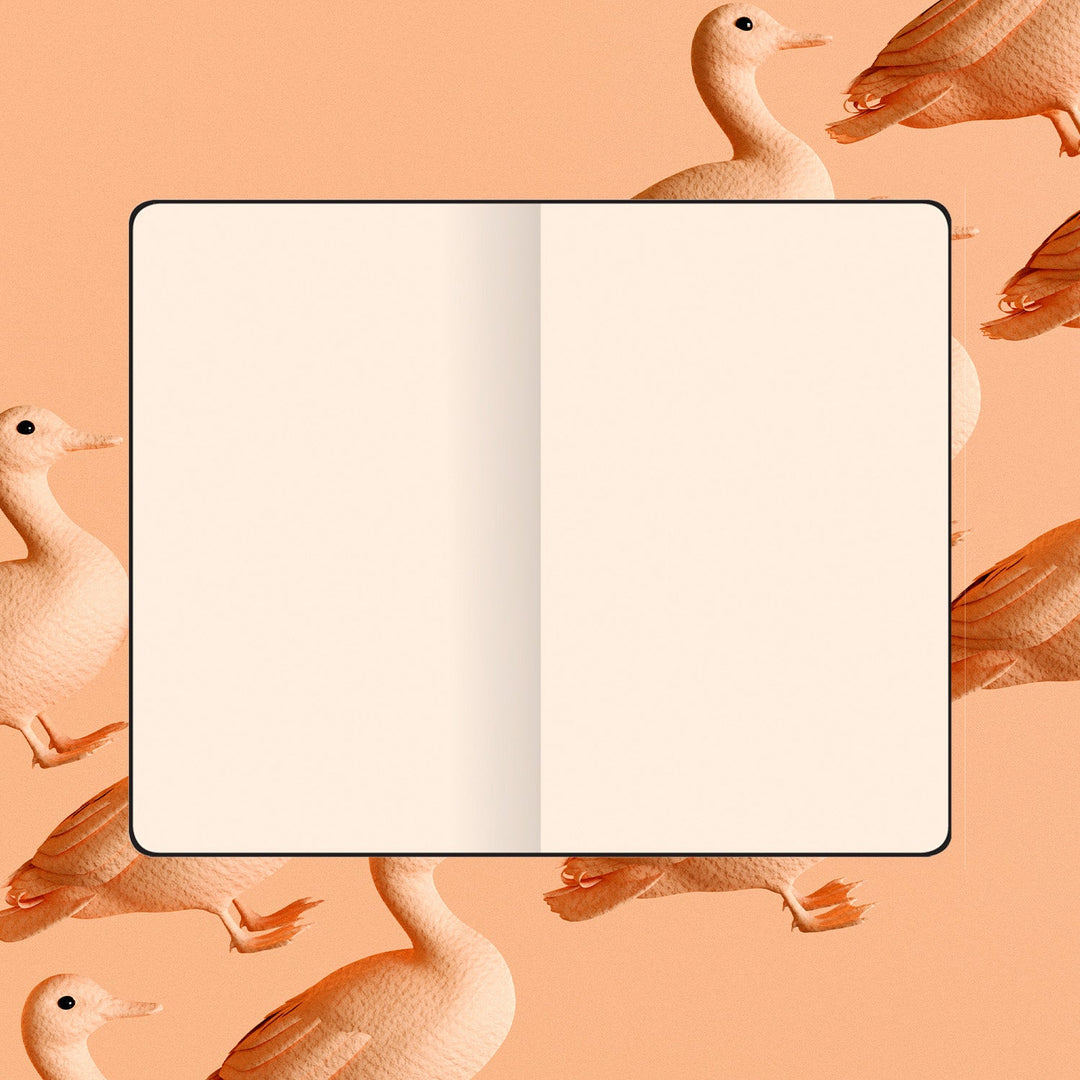 Flexbook | Plain | Medium A5 Size Notebook | Black | Flex Global