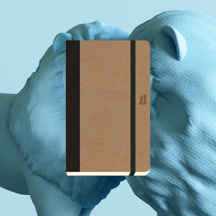 Flexbook | Ruled | Pocket A6 Size Notebook | Camel | Adventure Series