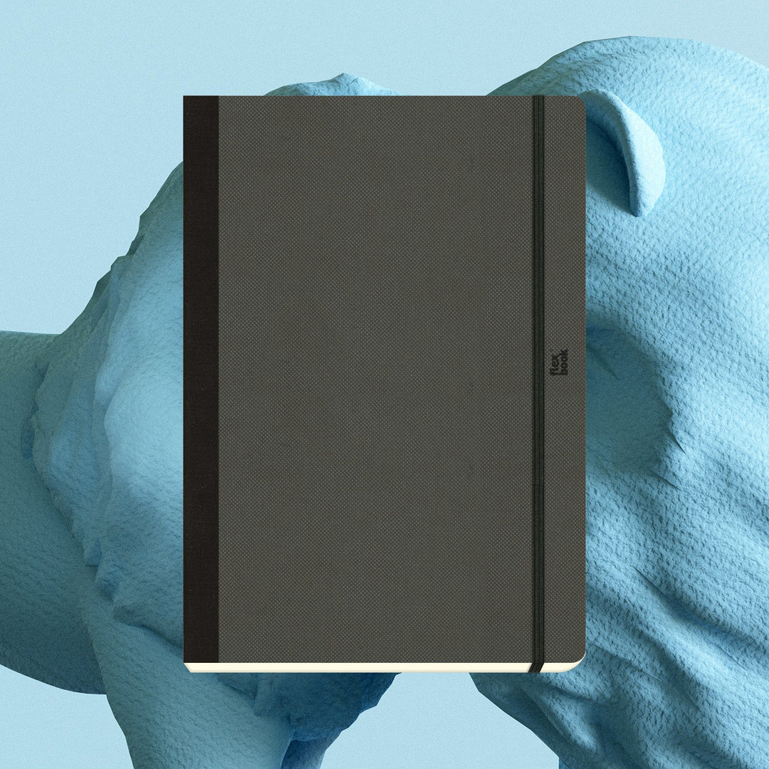 Flexbook | Dotted | Large B5 Size Notebook | Off Black | Adventure Series