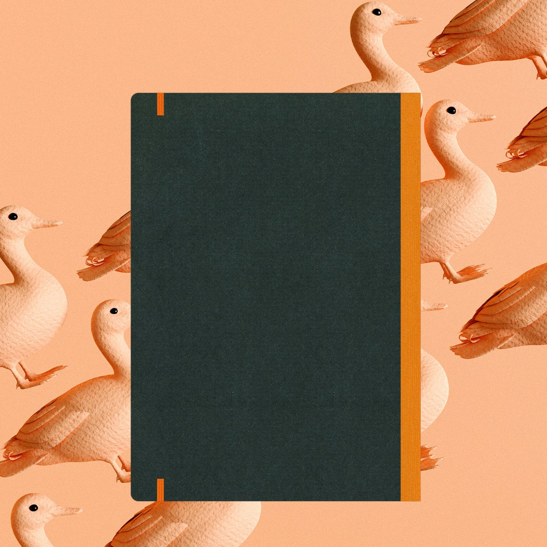 Flexbook | Blank | Large A4 Size Sketchbook | Orange | Flex Global Sketchbook