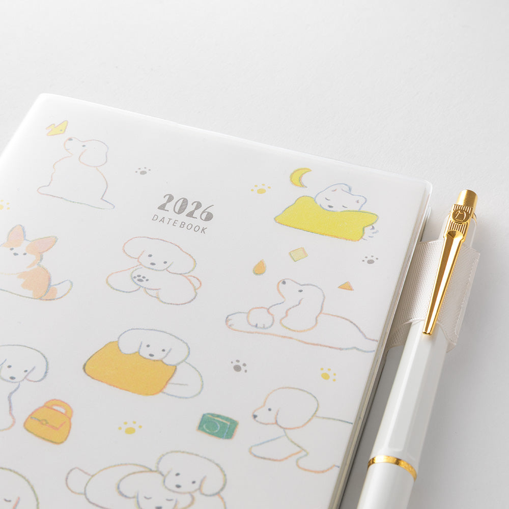 Midori Pocket Diary Dog 2026 - A6