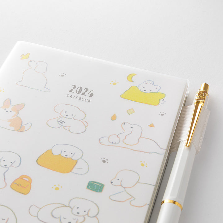 Midori Pocket Diary Dog 2026 - A6