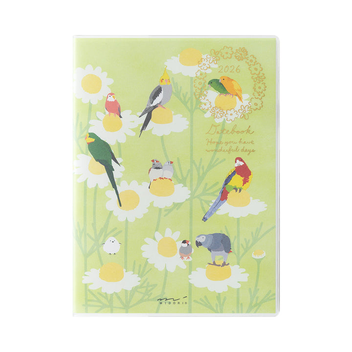 Midori Pocket Diary Bird 2026 - A6
