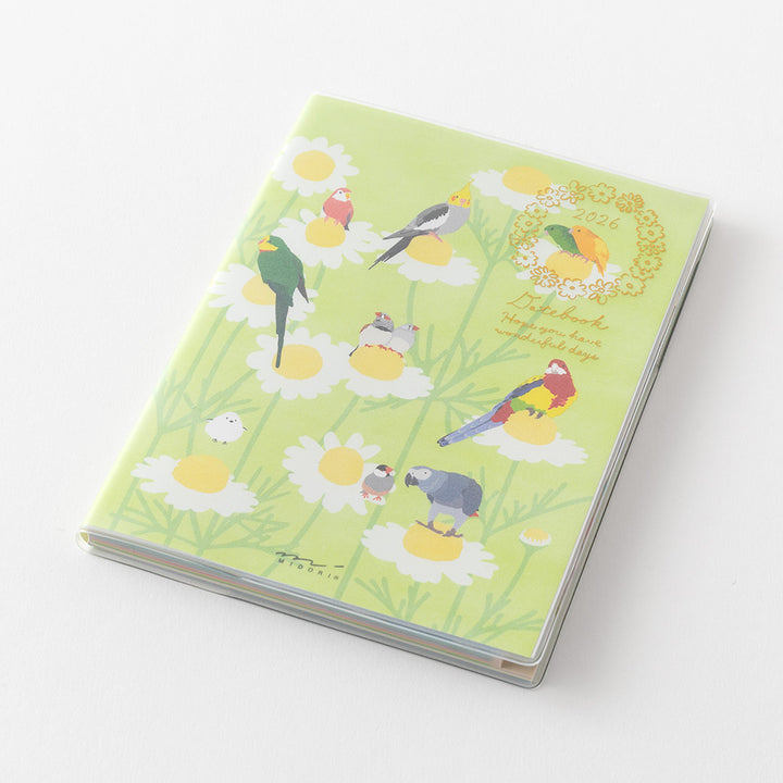 Midori Pocket Diary Bird 2026 - A6