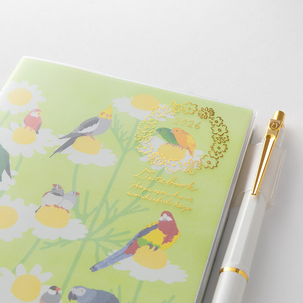 Midori Pocket Diary Bird 2026 - A6