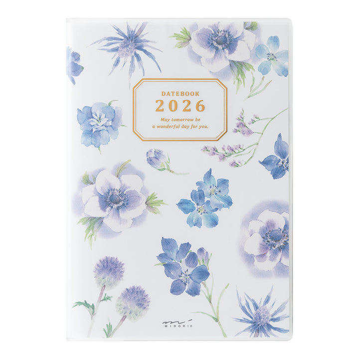 Midori Pocket Diary Country Time Flower 2026 - B6