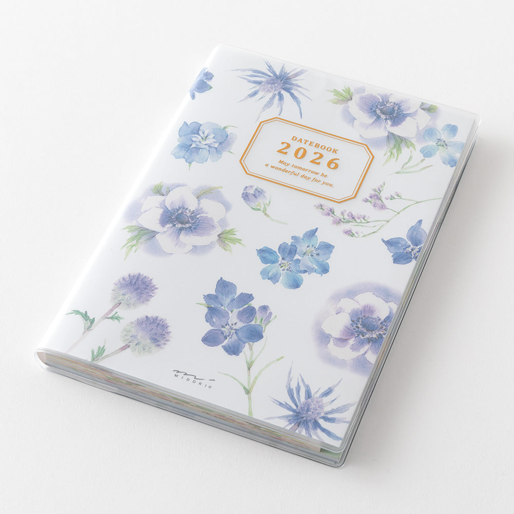 Midori Pocket Diary Country Time Flower 2026 - B6