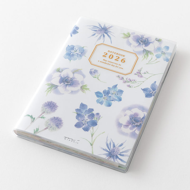 Midori Pocket Diary Country Time Flower 2026 - B6