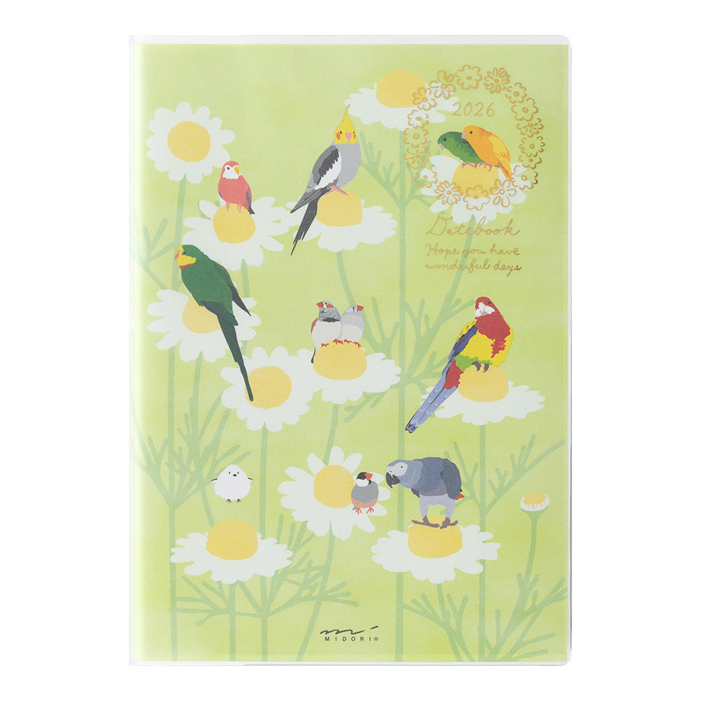Midori Pocket Diary Bird 2026 - B6
