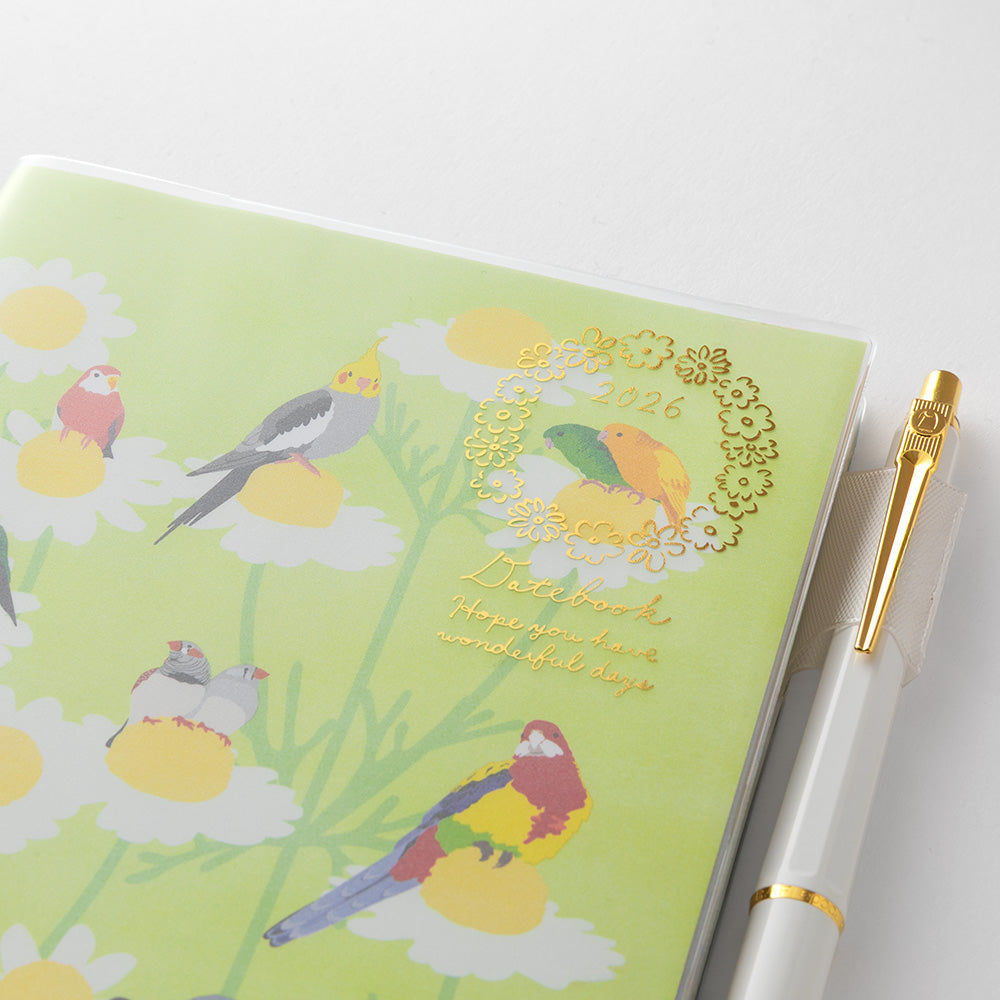 Midori Pocket Diary Bird 2026 - B6