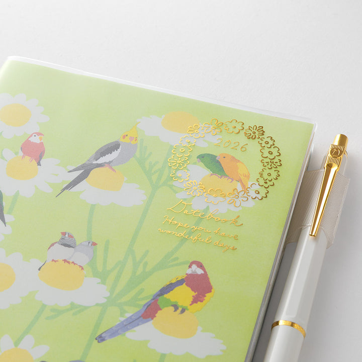 Midori Pocket Diary Bird 2026 - B6