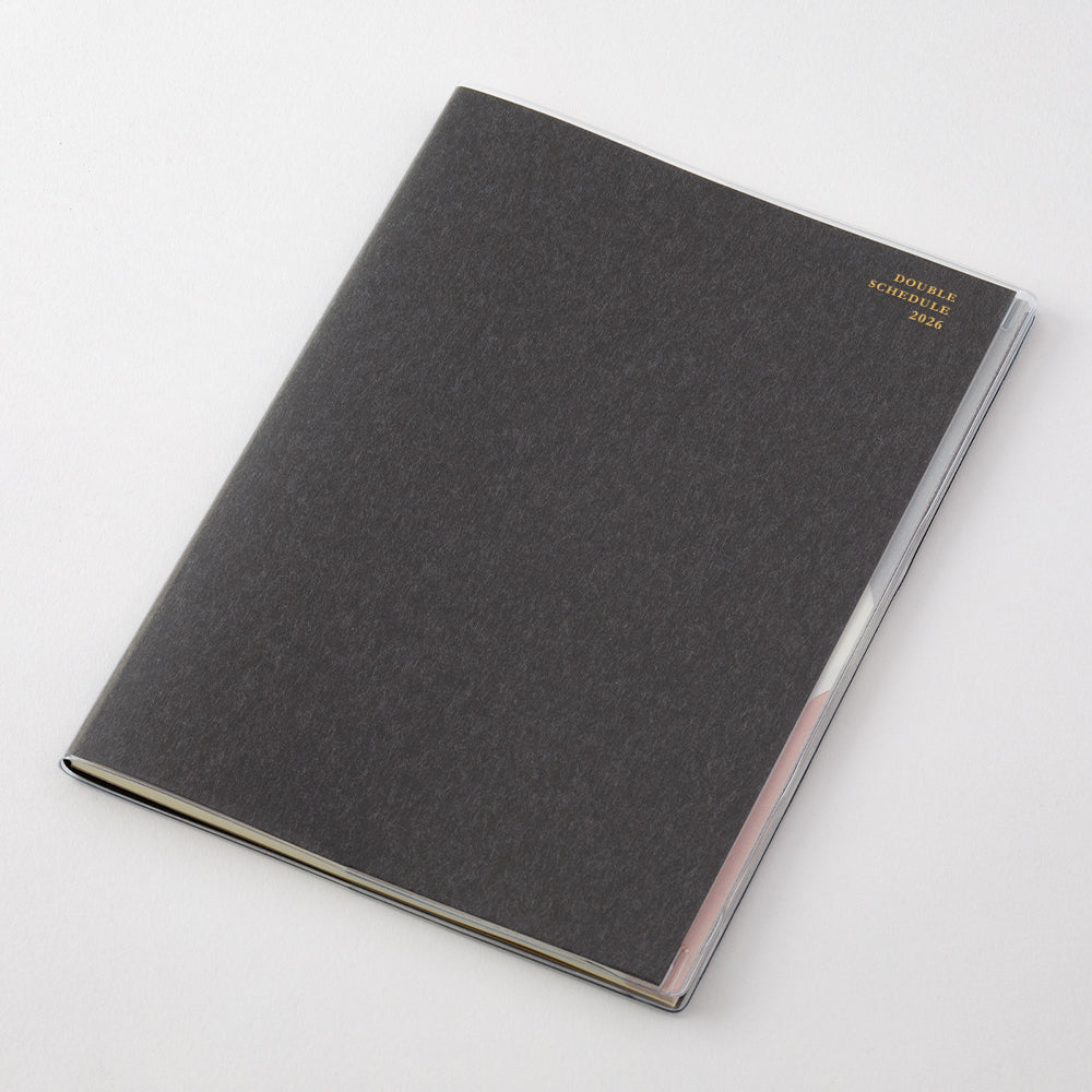Midori Double Schedule Diary 2026 - B6