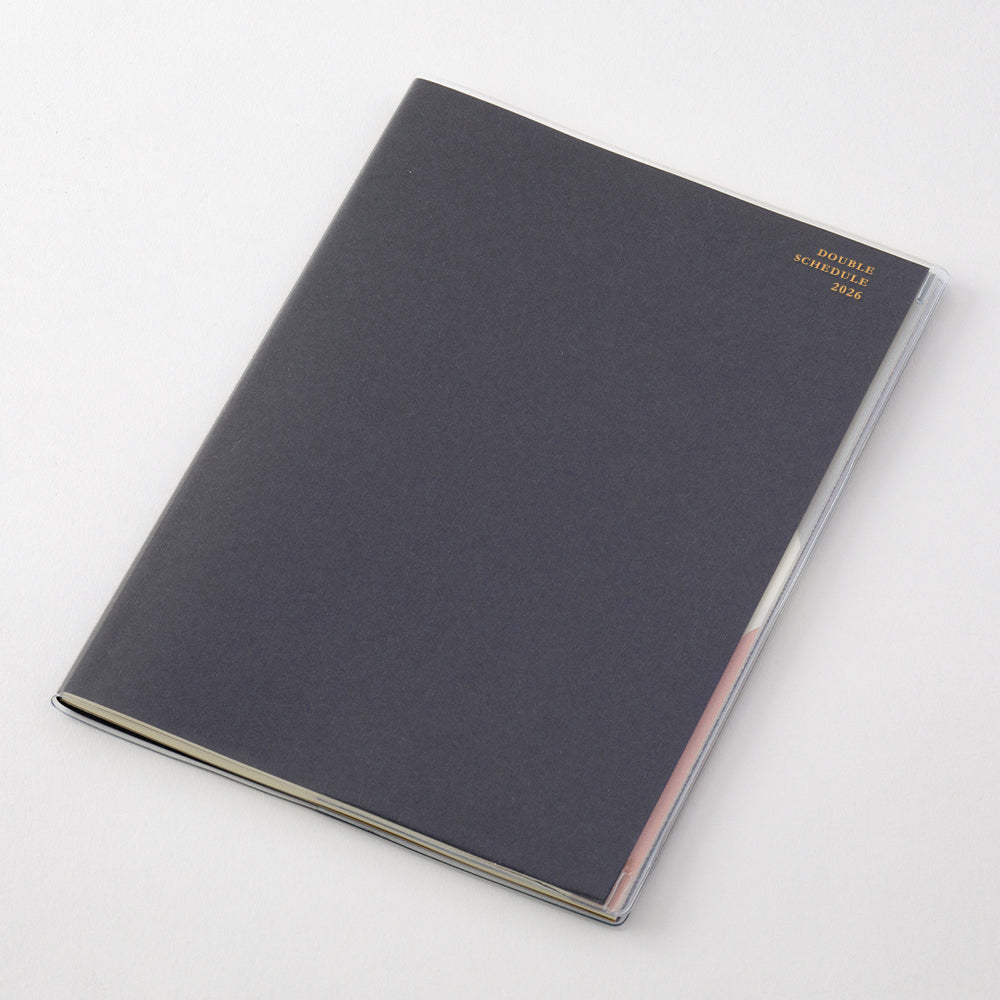 Midori Double Schedule Progress Diary 2026 - B6