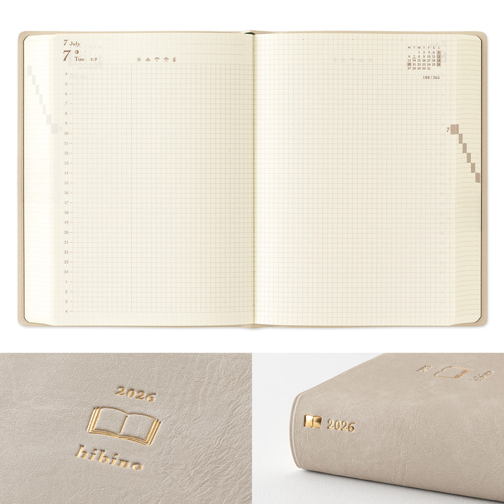 Midori Diary Hibino 2026 - A6 – AARCAAI