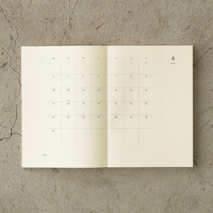 MD Notebook Diary 2026 - A5 Thin