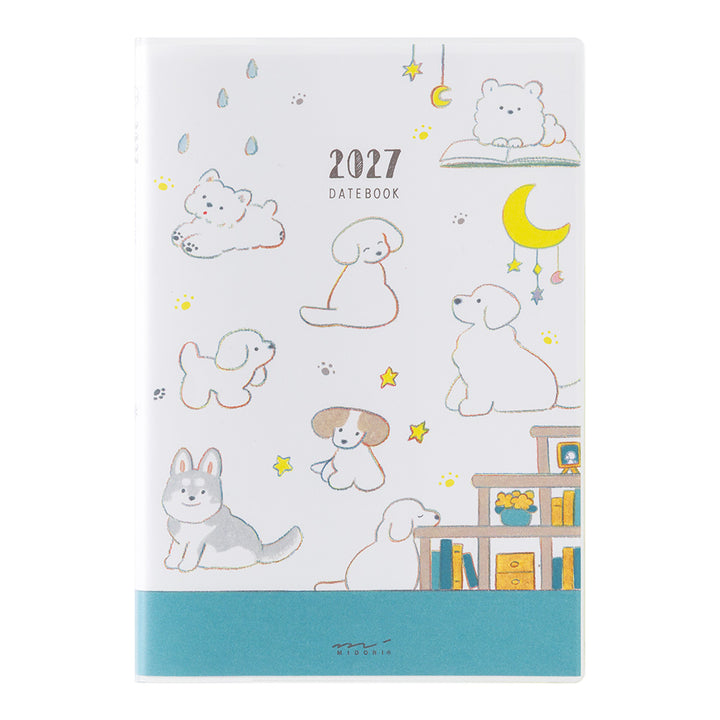 Midori Pocket Diary Dog 2027 - B6