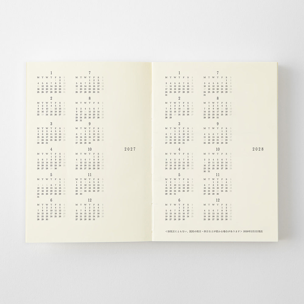 MD Notebook Diary 2027 - A7
