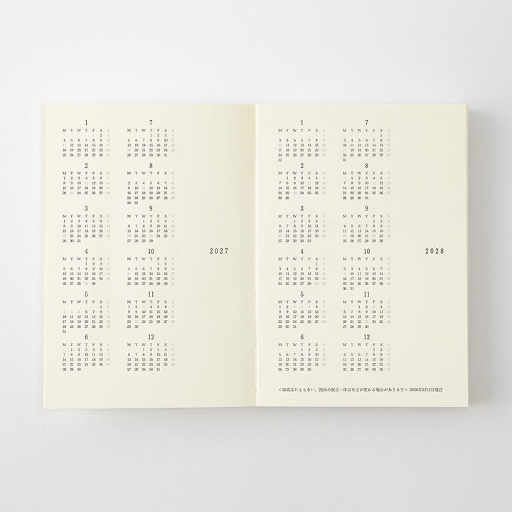MD Notebook Diary 2027 - A7