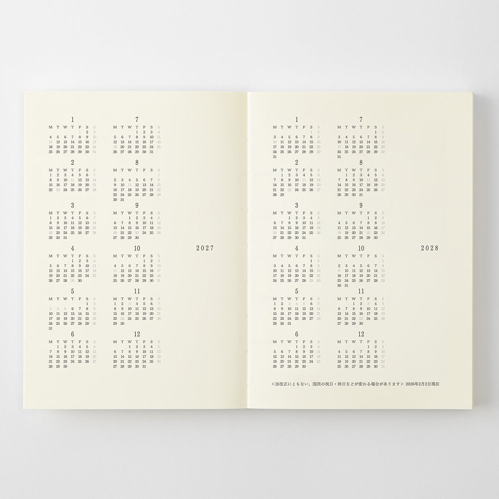 MD Notebook Diary 2027 - A6
