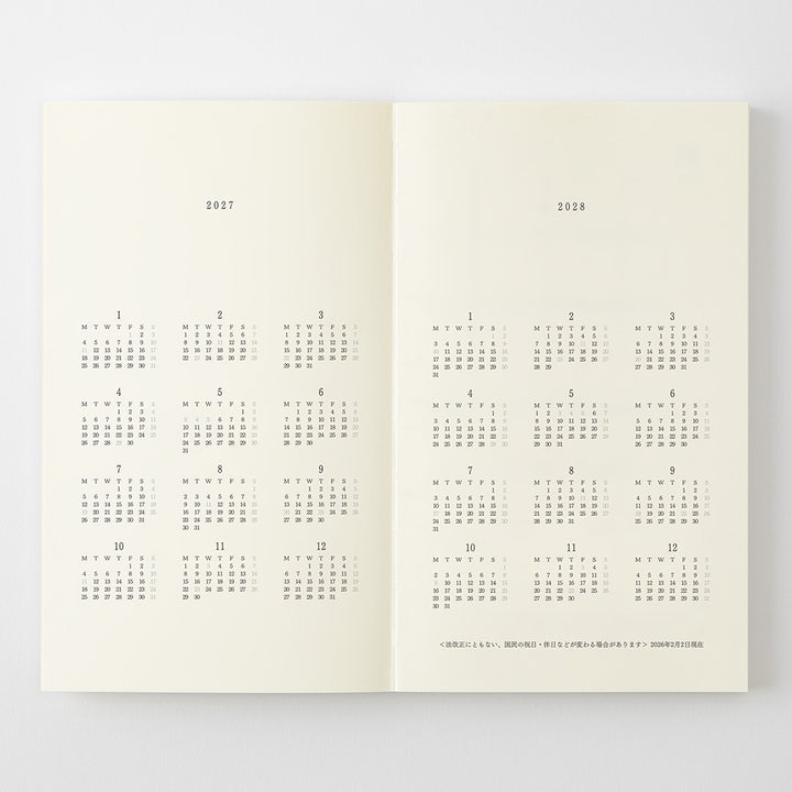 MD Notebook Diary 2027 - B6 Slim