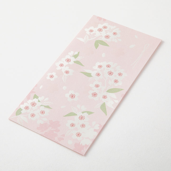Midori Money Envelope 586 Cherry Blossoms