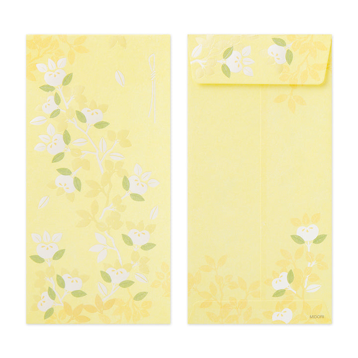 Midori Money Envelope 587 Citrus Tachibana
