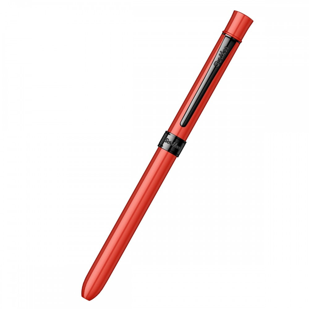 Scrikss Trio 93 Multi Function Pen - Red-BT Edition
