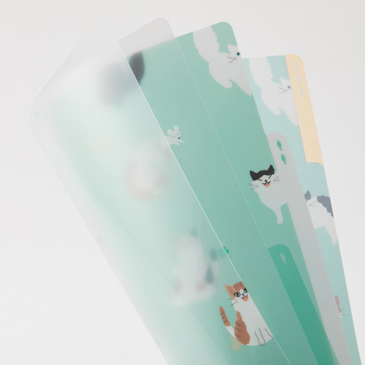 Midori 3 Pockets Clear A4 Folder - Cat A