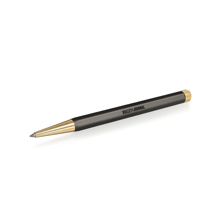 LEUCHTTURM1917 Gel Pen with Black Ink | Black | Twist Mechanism | Drehgriffel | Official Bullet Journal Writing Pen Special Edition for BuJo