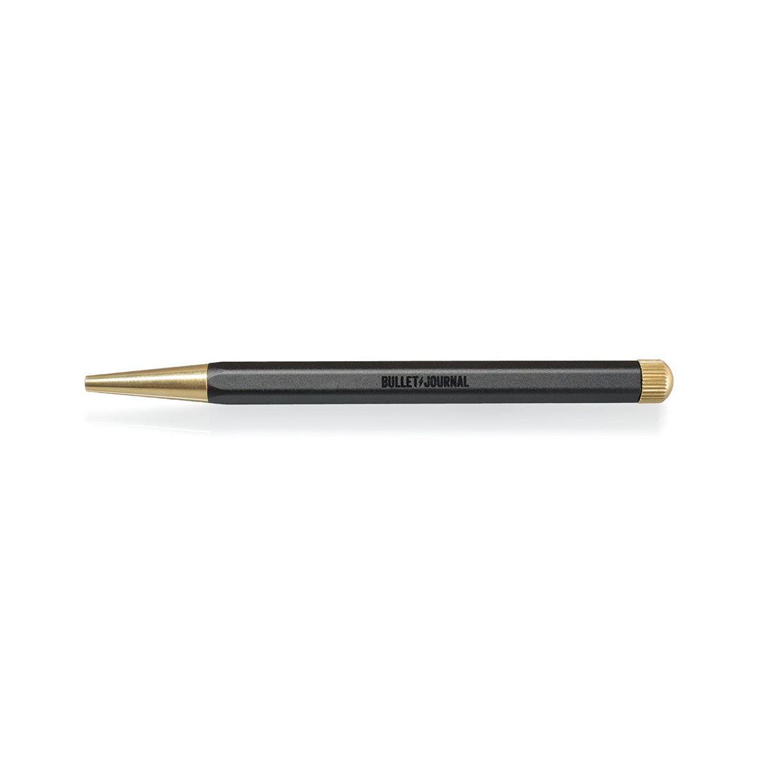 LEUCHTTURM1917 Gel Pen with Black Ink | Black | Twist Mechanism | Drehgriffel | Official Bullet Journal Writing Pen Special Edition for BuJo