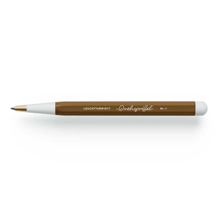 LEUCHTTURM1917 Ball Point Pen with Royal Blue Ink Drehgriffel No. 1 - SPICE BROWN