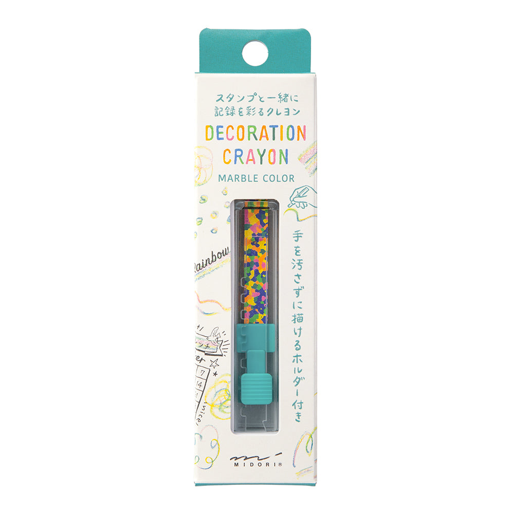 Midori Decoration Crayon - Rainbow