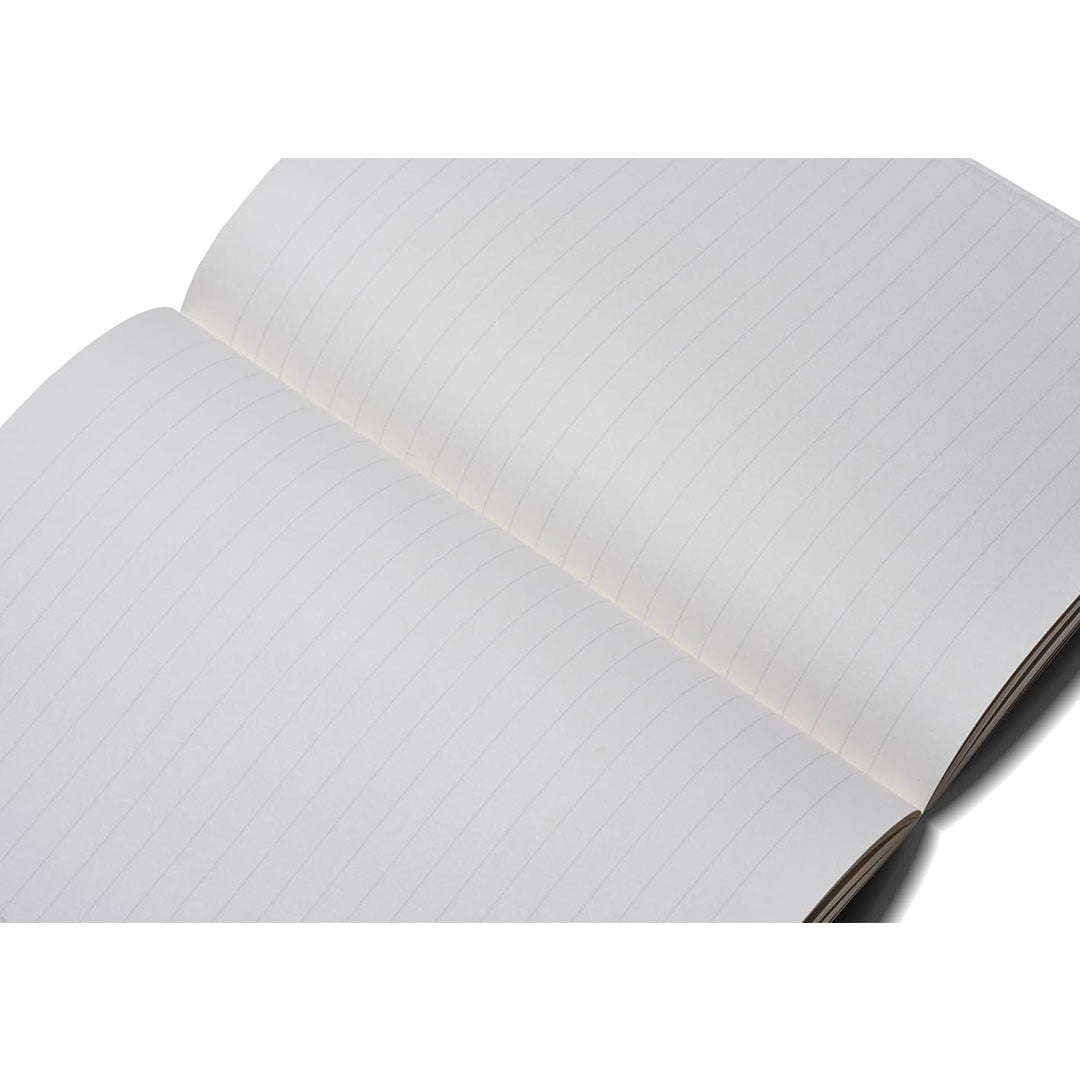 Zequenz A5 &amp; A6 Size Notebook Set Pack of 2 Squared &amp; Blank Acid Free Paper 400 Pages Each Book 70GSM 360 Degree Flexibility 100% Handmade Basic Plus Series Silver Grey Book