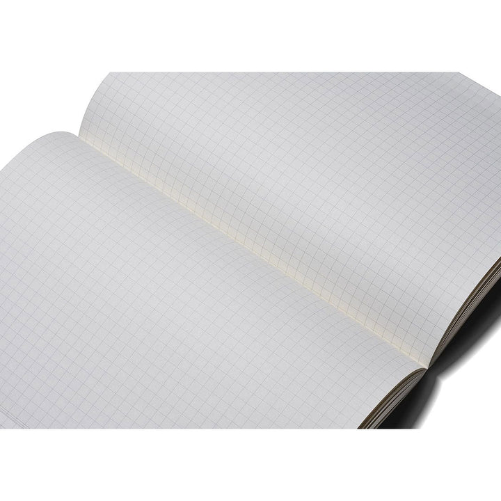 Zequenz A5 Size Ocean Blue Slim Notebook Squared Acid Free Paper 200 Pages 80GSM 360 Degree Flexibility 100% Handmade Fountain Pen Friendly Color Series Bookmark Included